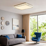 Luxury Crystal Flush Mount Ceiling Light with Chrome Frame and LED