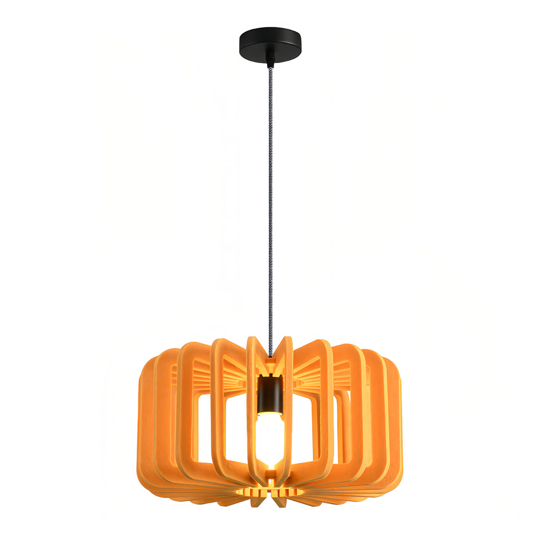 Acoustic Felt Pendant Light with Adjustable Chain – Modern Nordic Drum Shade