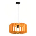 Acoustic Felt Pendant Light with Adjustable Chain – Modern Nordic Drum Shade