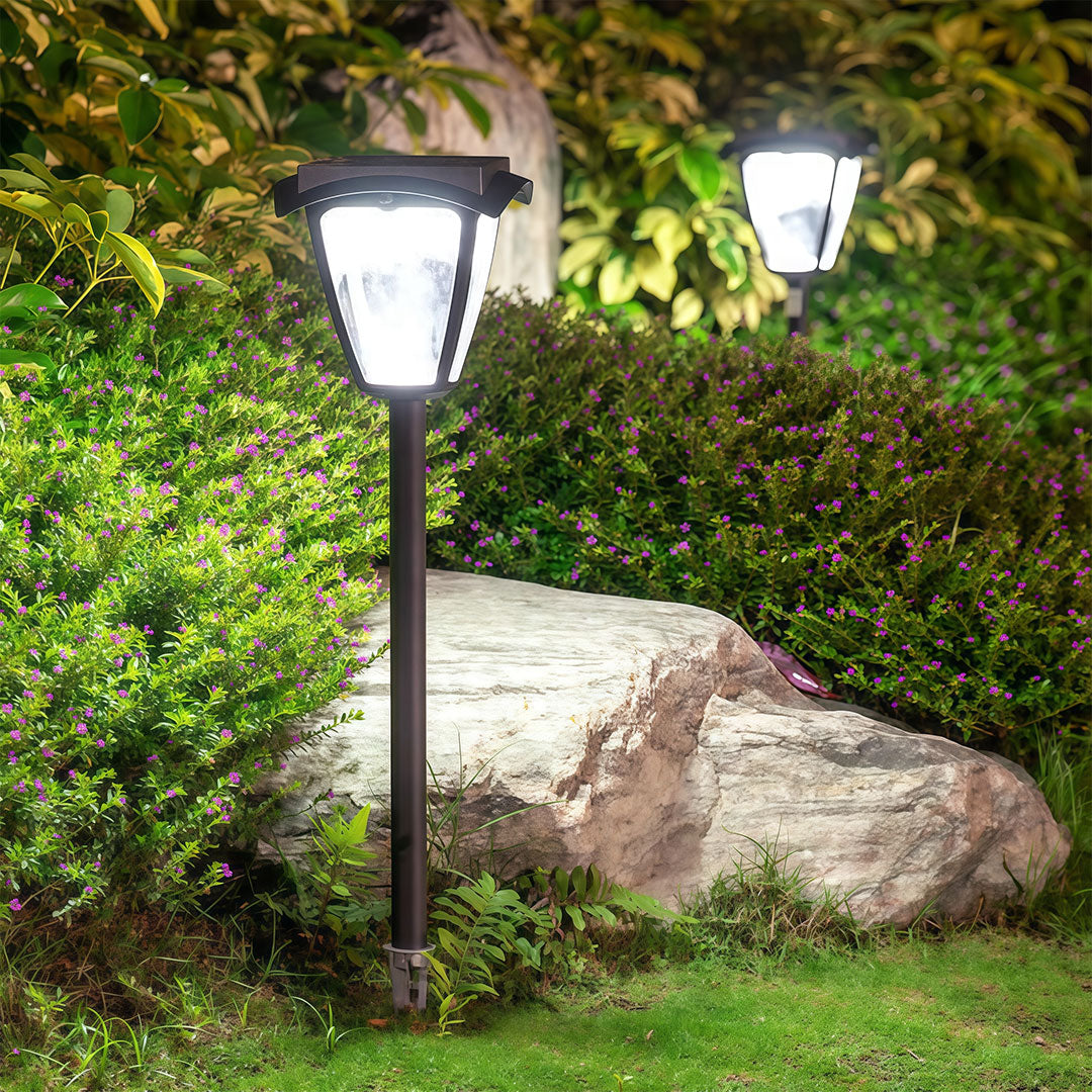 Solar Path Light with Dual Color Temperature for Modern Landscapes