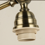 Sculptural Bronze Gooseneck Desk Lamp with Dimmable LED