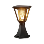 LED Post Cap Light – Waterproof Outdoor Pillar Lamp in Black