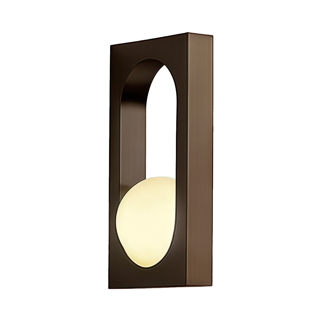 American Retro Outdoor Wall Sconce with Warm LED Light, IP65 Waterproof