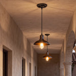 Industrial Bronze LED Pendant Light for Outdoor Ceilings