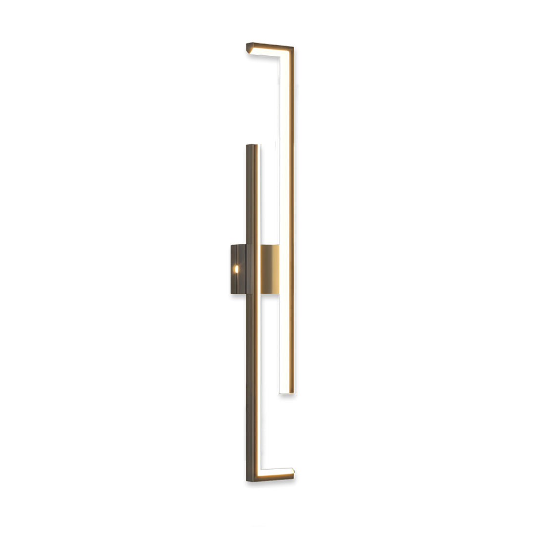 Linear LED Wall Sconce in Iron with Adjustable Color Temperature
