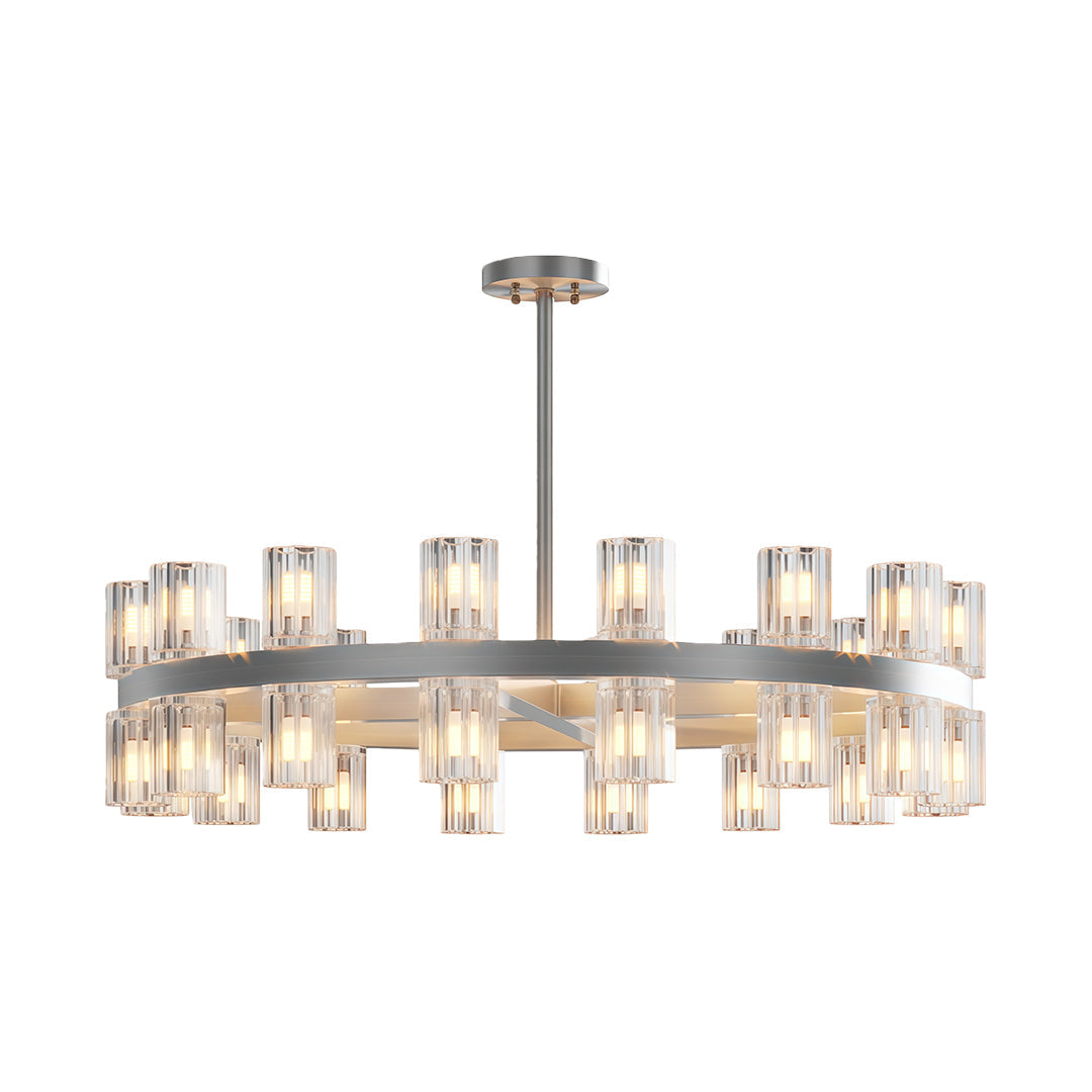 American Copper Crystal Chandelier, Modern Luxury Ceiling Light