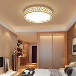 Lumina Drum LED Flush Mount Ceiling Light in Nordic Metal