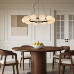Bubbles Glass Modern Chandelier – Minimalist Designer Ceiling Light
