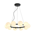 Bubbles Glass Modern Chandelier – Minimalist Designer Ceiling Light
