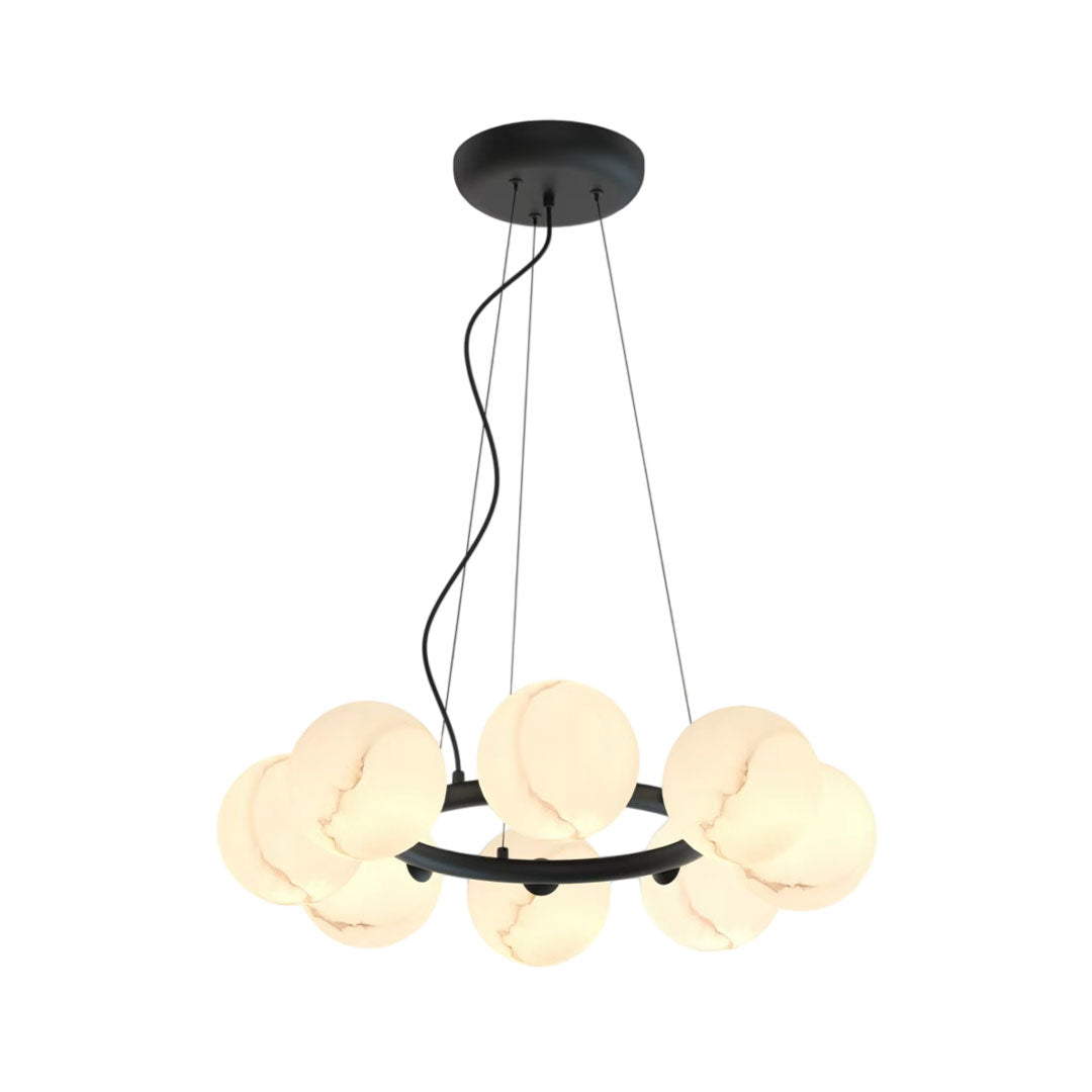 Bubbles Glass Modern Chandelier – Minimalist Designer Ceiling Light