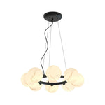 Bubbles Glass Modern Chandelier – Minimalist Designer Ceiling Light