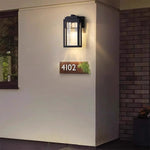 Lumière Crystal Outdoor Wall Sconce — Waterproof LED Architectural Lighting
