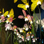 Lumière Butterfly Solar Garden Stake Lights, Set of Six, Warm White