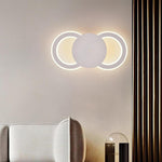 Modern Geometric Ring 2 Light Led Flush Mount Ceiling Light