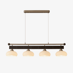 Caldwell Linear Pendant Light – Modern Glass Rail for Kitchen Island and Dining