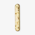 Calyxon Alabaster Wall Sconce in Brass Frame