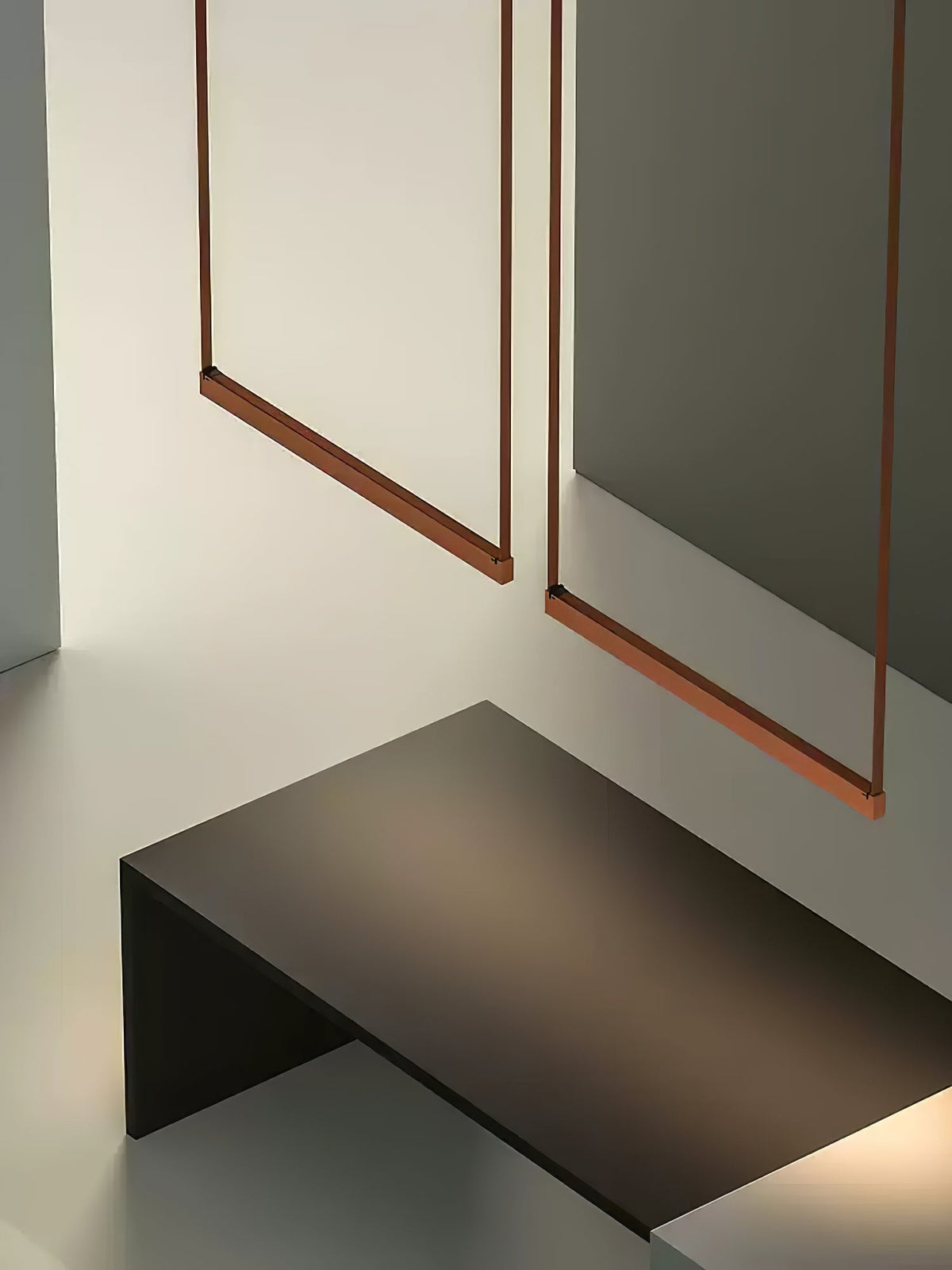 Belto Linear LED Pendant Light – Canvas Strap Suspension, Modern Minimalist