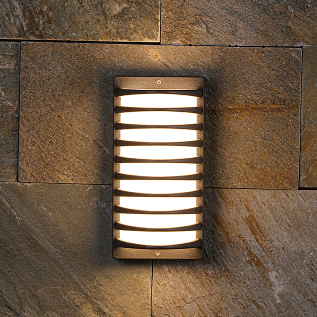 Minimalist Nordic Outdoor Wall Sconce with Warm Ambient LED Light
