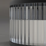 Portable LED Lantern with Stainless Steel Frame and Warm Ambient Glow