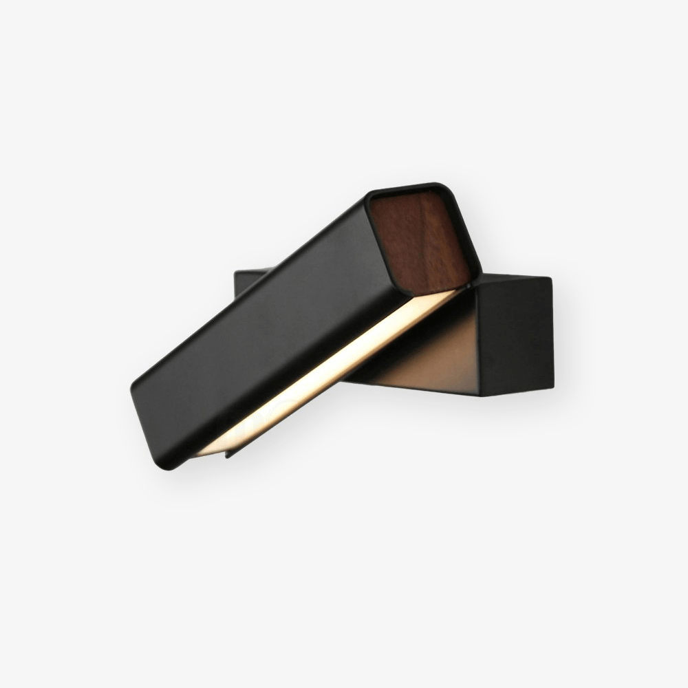 Axis Flux Wall Sconce — Modern LED Wall Light with Wood Accents