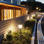 Solar-Powered LED Lawn Stakes for Outdoor Landscape Lighting