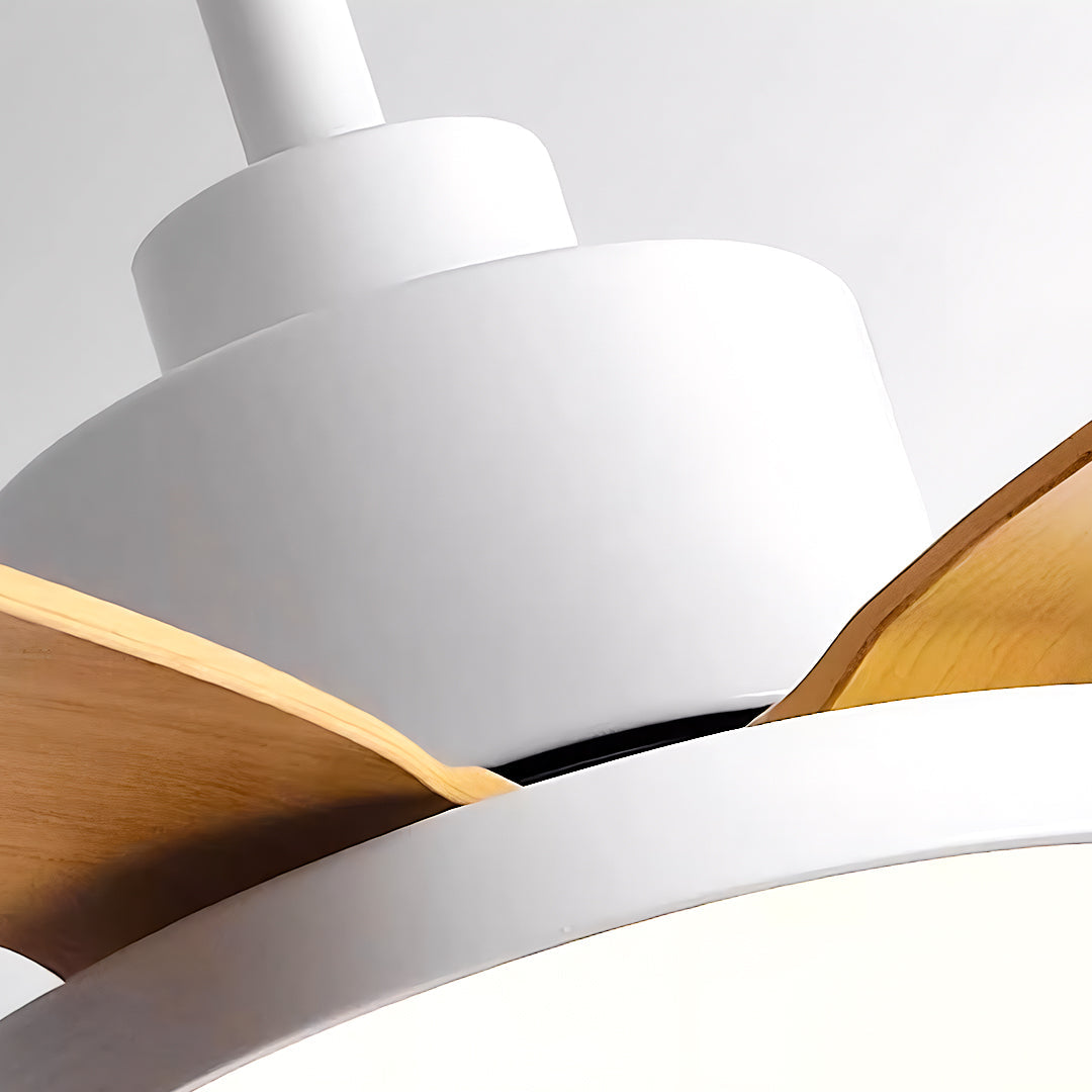 Aurelia Five-Light Ceiling Fan with LED Illumination – Nordic Minimalist Design