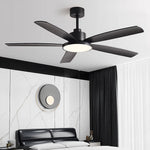 Aurelia Five-Light Ceiling Fan with LED Illumination – Nordic Minimalist Design