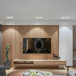 Modern Twin-Head Adjustable LED Recessed Ceiling Spotlight in Black or White
