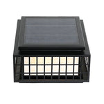 Stainless Steel Solar Pillar Lights with Alabaster Shade for Modern Courtyards