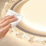 Lumière Rond LED Flush Mount Ceiling Light in White