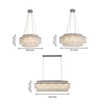 Aurelia Crystal Chandelier – Minimalist Adjustable Ceiling Light