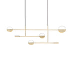 Linear LED Pendant Light in Iron with Adjustable Color Temperature