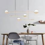 Linear LED Pendant Light in Iron with Adjustable Color Temperature