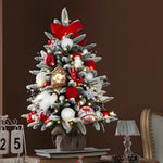 Sculptural Christmas Tree Table Lamp with LED Glow
