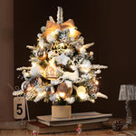 Sculptural Christmas Tree Table Lamp with LED Glow