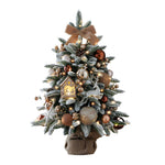 Sculptural Christmas Tree Table Lamp with LED Glow
