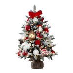 Sculptural Christmas Tree Table Lamp with LED Glow