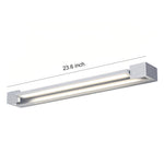 Chrome LED Vanity Light Bar for Modern Bathroom Mirror
