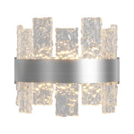 Solid Copper Glass Wall Sconce Modern Minimalist LED Lighting