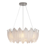 Feather Glass Chandelier Modern Luxury Pendant Light