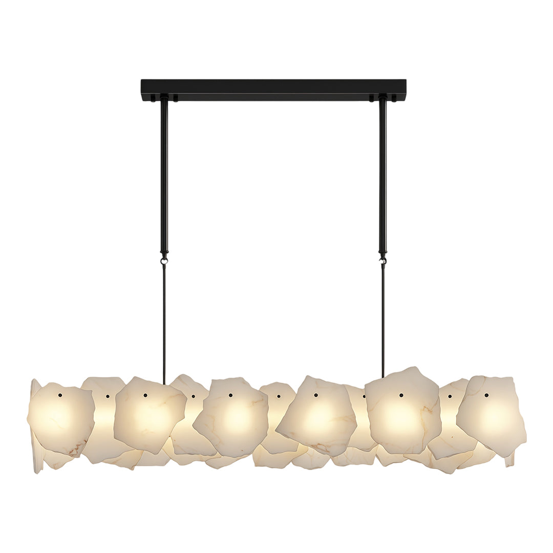 Aurelia Cloud Stone LED Chandelier in Copper | Modern Luxury Ceiling Light