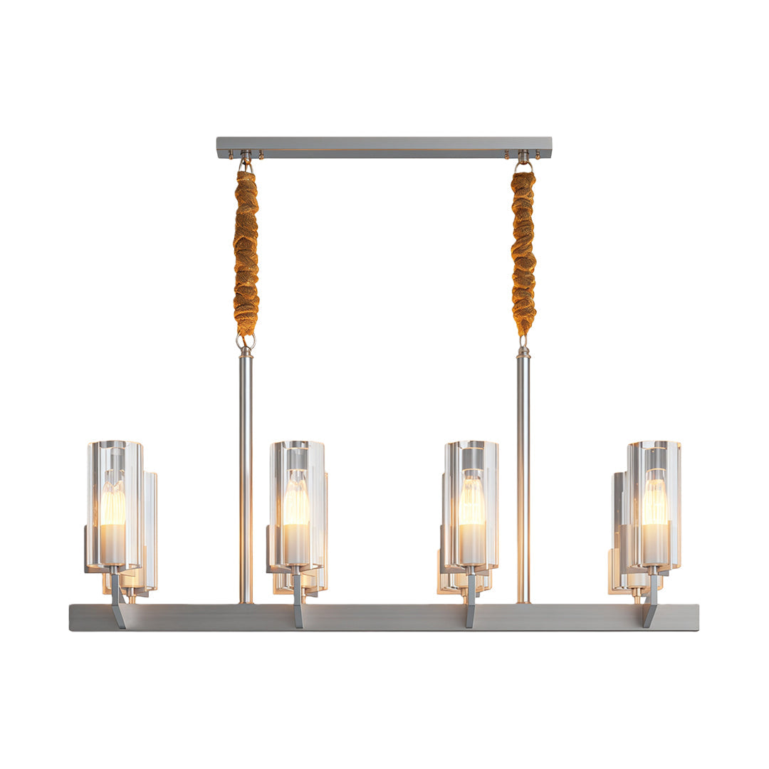 American Luxury Candle Chandelier in Brass, Chrome, or Black