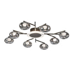 Lumina Branching Semi-Flush Ceiling Light in Black or Copper