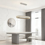 Lumina Ring Chandelier — Modern Crystal LED Ceiling Light