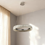Lumina Ring Chandelier — Modern Crystal LED Ceiling Light