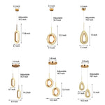 Aurelia Water Drop LED Pendant Light — Modern Minimalist Chandelier in Gold