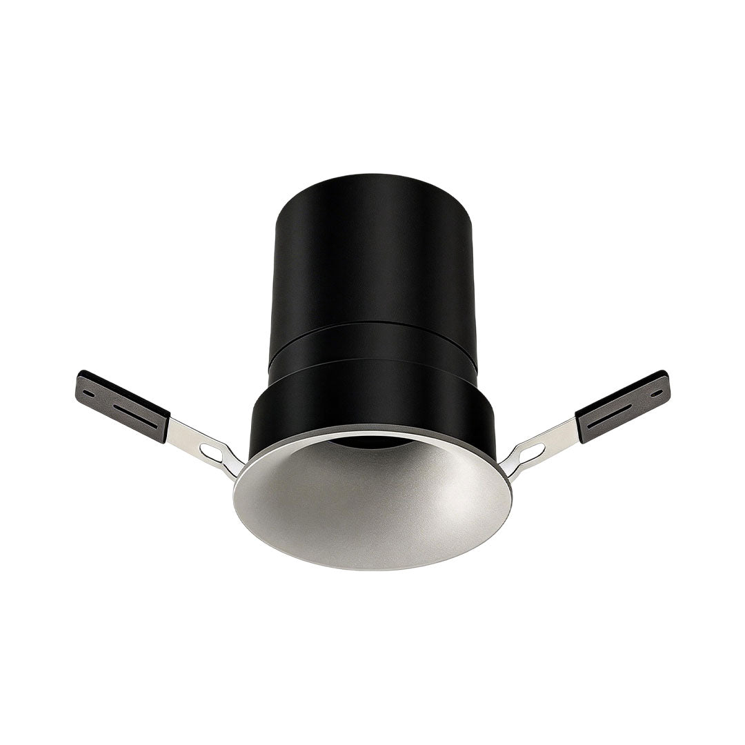 Recessed LED Spotlights with Hill-Effect Optics, Modern Architectural Downlights, Set of 2