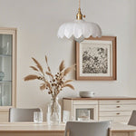 Chic Glass Flower Pendant Lamp