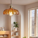 Chic Glass Flower Pendant Lamp
