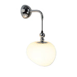 Art Deco Wall Sconce with Nordic Iron Frame and Rotational Molded Shade